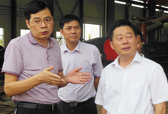 長沙市副市長何寄華同志來我公司視察指導(dǎo)工作！